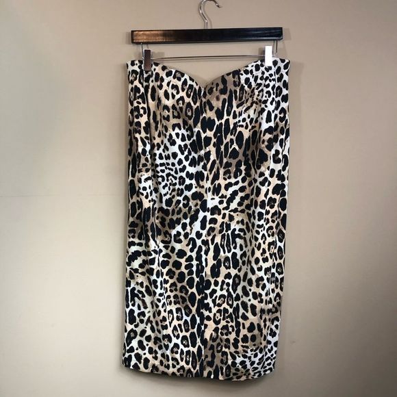Lane Bryant Knit Cheetah Pencil Skirt - Picture 4 of 5